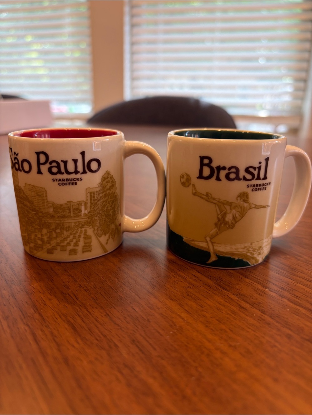 SAO PAULO & BRASIL Starbucks Mug 3oz Global Icon City Series Espresso Cup NWOB